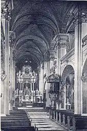 Andreaskirche, Blick auf den Hochaltar.