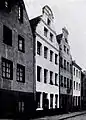 Ritterstraße (links die beiden Barockgiebel von Haus Nr. 35 und Nr. 37).