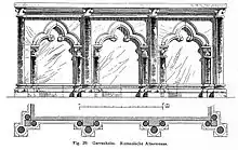 Romanische Altarmensa