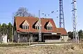 Ehemaliges Bahnhofsgebäude in Düsterförde