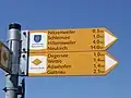 Großes Wegzeichen