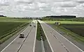 Die D2 bei Blučina.