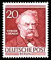 Briefmarke (1952) der Serie Männer aus der Geschichte Berlins