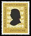 Briefmarke der Deutschen Bundespost (1956) zum 100.&nbsp;Todestag