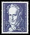 40-Pf-Sondermarke der Deutschen Bundespost (1959) zum 100. Todestag