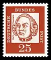Briefmarke der Deutschen Bundespost (1961) aus der Serie Bedeutende Deutsche