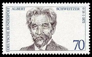 Gedenkmarke zum 100.&nbsp;Geburtstag, Deutsche Bundespost 1975