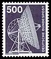 500-Pf-Briefmarke der Dauermarkenserie Industrie und Technik der Deutschen Bundespost (1976)