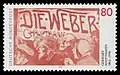 Deutsche Bundespost 1987. Zum 125. Geburtstag von Gerhart Hauptmann (nach dem Poster von Emil Orlik)