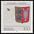 Briefmarke von 1994 aus der Serie: Wappen der Länder der Bundesrepublik Deutschland
