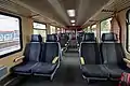 628.4 der Südostbayernbahn mit schwarzen Sitzen