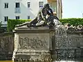 Flussgott Tiber mit Relief