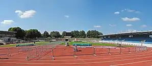 Heinz-Steyer-Stadion im August 2017