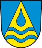 mit Tropfen und Wellenbalken: Tettau (Brandenburg)