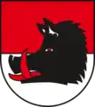 Keilerkopf im redenden Wappen von Schweinitz