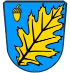 Aystetten(Bayern) mit Eichel und Spitzeneichenblatt