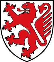 Heraldisch korrekte Version des amtl. Wappens(Rabbows Braunschweig. Wappenbuch 2003)