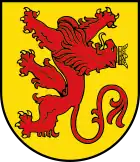 roter und bekrönter Löwe, senkrecht gestellt (Diepholz&nbsp;DE)