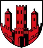 Torburg im Wappen von Dinslaken
