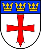 Drei Kronen im Schildhaupt (Gondorf)