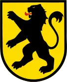 Wappen des ehemaligen Landkreises Schwäbisch Gmünd, der 1973 aufgelöst wurde.