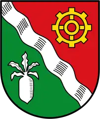 Die Windwehe im Wappen der Gemeinde Leopoldshöhe