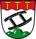 Maroldsweisach, „In Silber eine schräg links liegende schwarze Leiter“