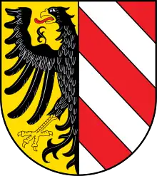 Gespaltener Adler rechtsNürnberg