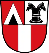 Doppelspringer im Wappen von Neufraunhofen