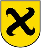 schragenweise gelegt, runde Form