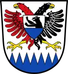 Pommelsbrunn mit märkischem und Nürnberger Adler