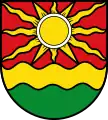 Zwölfstrahlige Sonne mit weißer Korona: Essen-Schönebeck