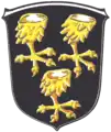 Im Dreipass: Wappen von Upgant-Schott