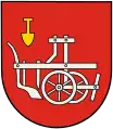 Pflug im Wappen, Siegel und Banner von Alpen-Veen