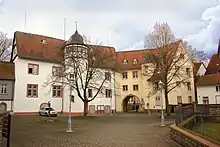 Innenhof des Schlosses – bis Ende 2011 Amtsgericht