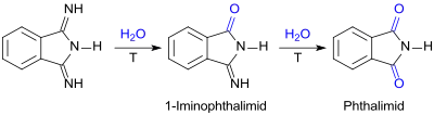 Hydrolyse von 1,3-Diiminoisoindoli