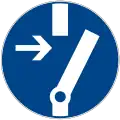 D-M014: Vor Arbeiten freischalten