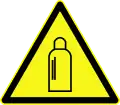 D-W019: Warnung vor Gasflaschen