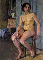 Sitzender weiblicher Akt, 1913