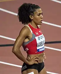 Bronzemedaillengewinnerin Mujinga&nbsp;Kambundji
