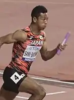 Abdul Hakim Sani BrownRang sieben in 10,28&nbsp;s