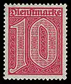 10 Pfg; Michel-Nr.: 24