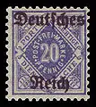 20 Pfg; Michel-Nr.: 55