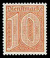 10 Pfg; Michel-Nr.: 65