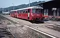 DR-Baureihe VT&nbsp;2.09 in Gräfenroda, 1989