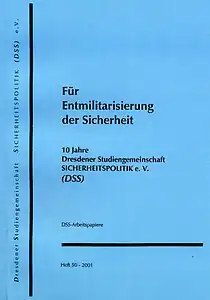 10&nbsp;Jahre DSS&nbsp;e.&nbsp;V., DSS.AP, Heft&nbsp;50, 2001.