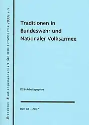 DSS-Arbeitspapiere, Traditionen Bw u. NVA, H.&nbsp;84, 2007, Umschlag.