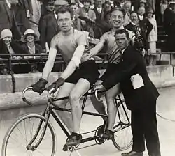 Daan van Dijk (l.) und Bernard Leene bei den Olympischen Spielen 1928