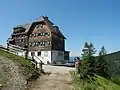 Nordostansicht der Austriahütte