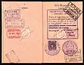 Visa im Reisepass (1952)